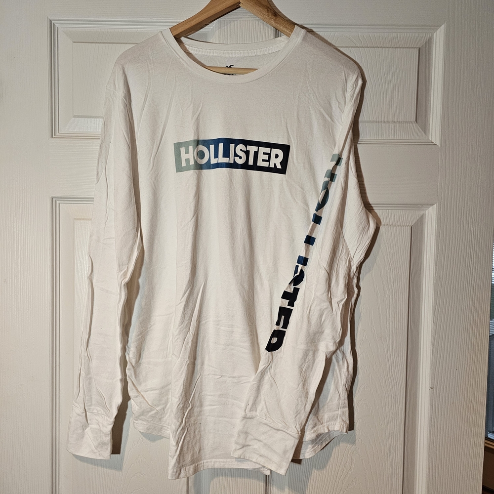 Hollister Long Sleeve Shirt Men's XL White